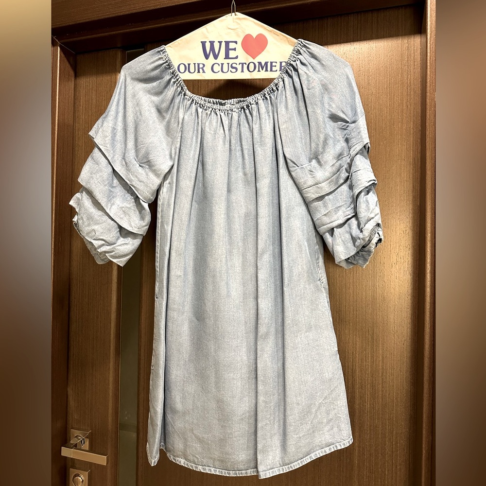 Zara jeans dress
